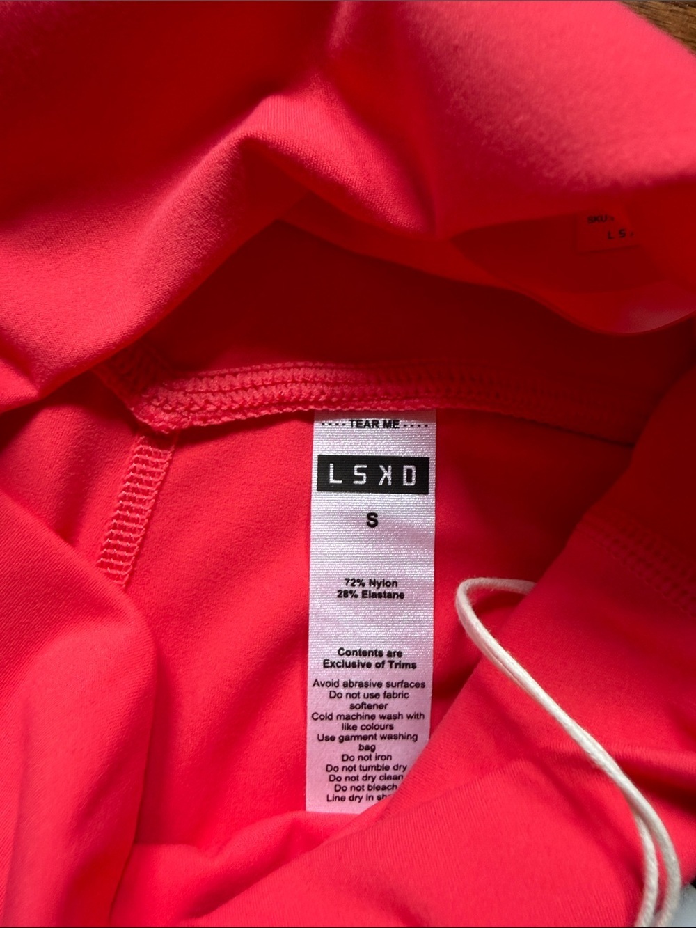 LSKD x Life Time Red High-Waist Leggings - Picture 6 of 9